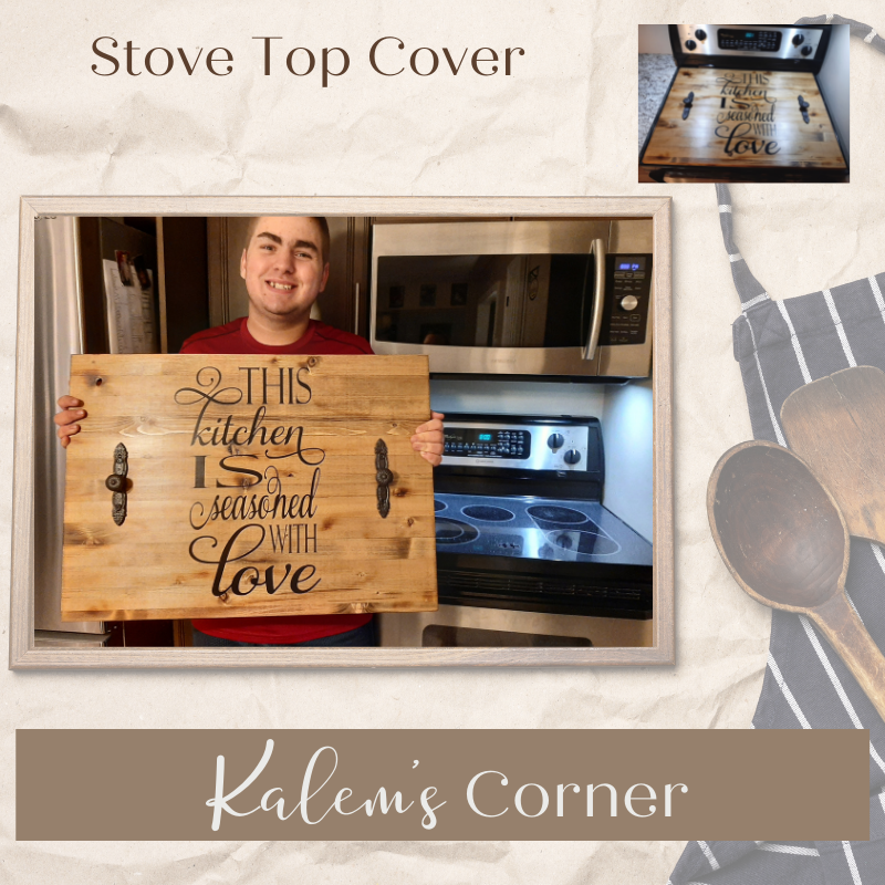 Seasoned with Love Stove Top Cover